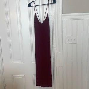 Beautiful red slip dress by MLM, worn only once